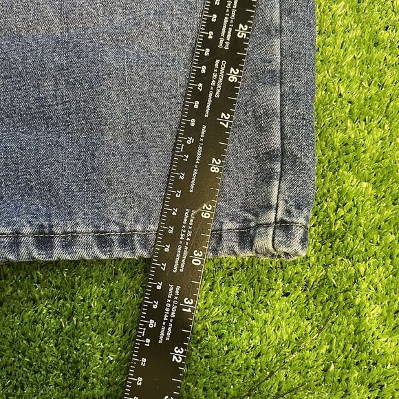 Mens Wrangler Medium Blue Wash Denim Fleece Lined Carpenter Jeans Mens 38x30 - Picture 4 of 7